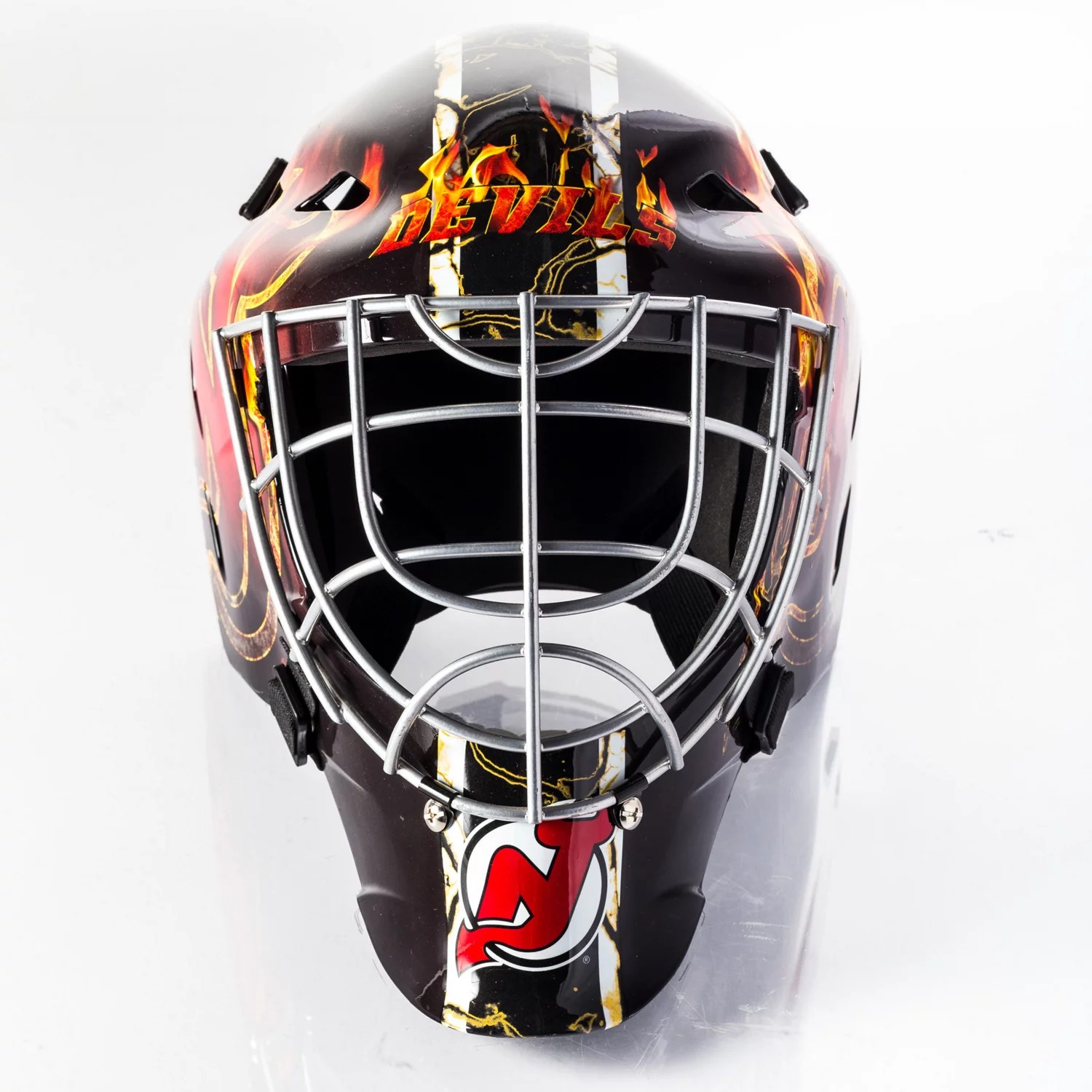 Franklin Boys' New Jersey Devils GFM 1500 Goalie Face Mask Academy