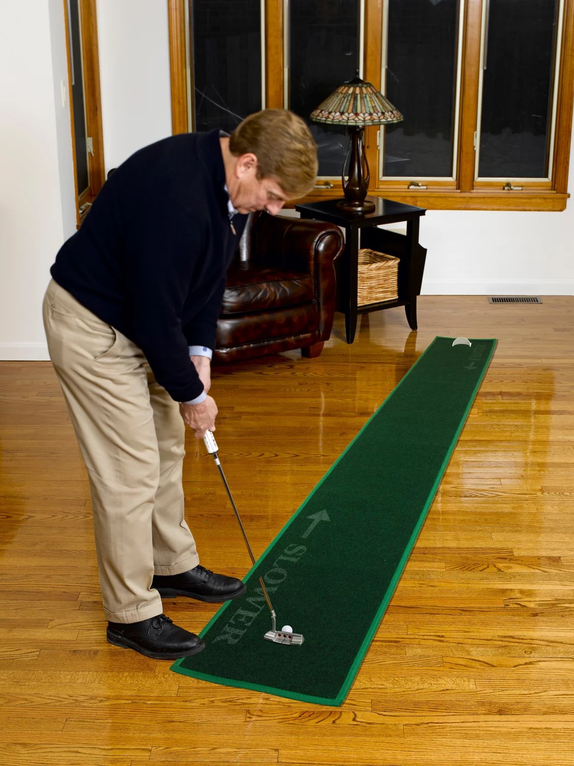 Tour Motion 8 ft Dual Grain Putting Mat Academy