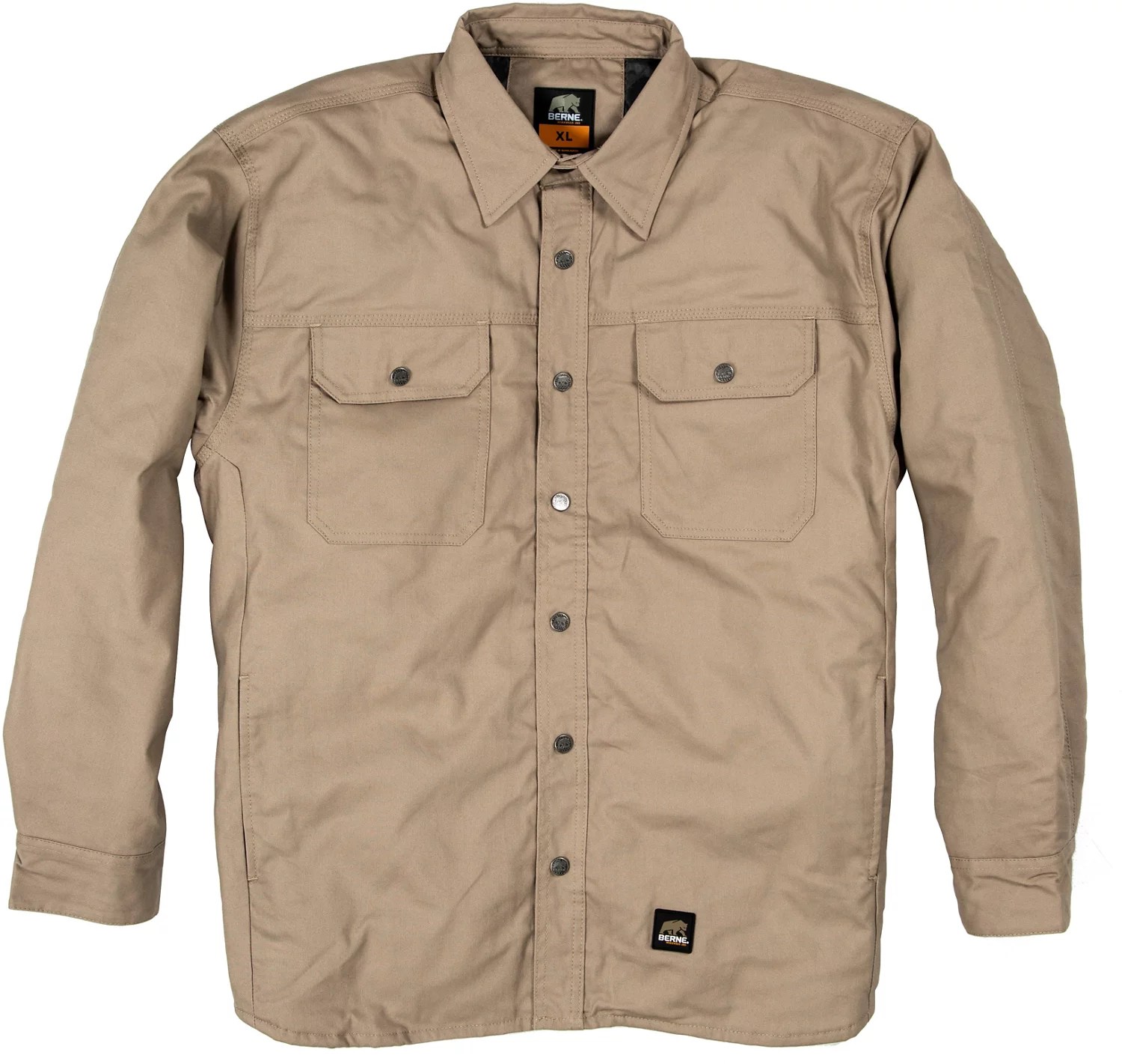 Berne Men's Workwear Traditional Shirt Jacket Academy