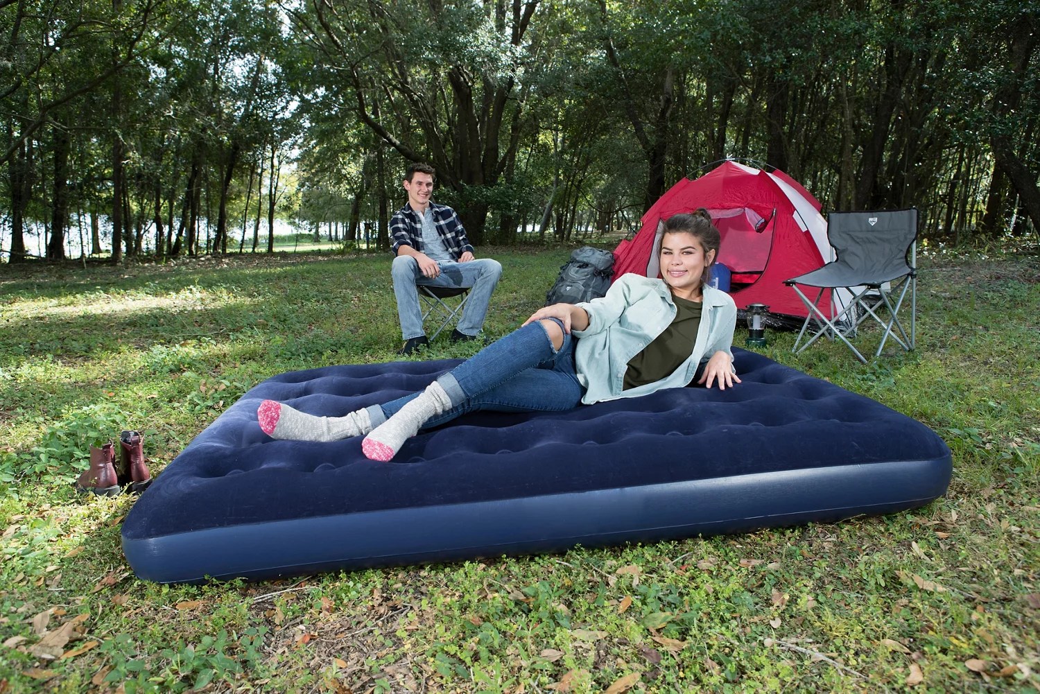 FullSize Plush Top Airbed Academy