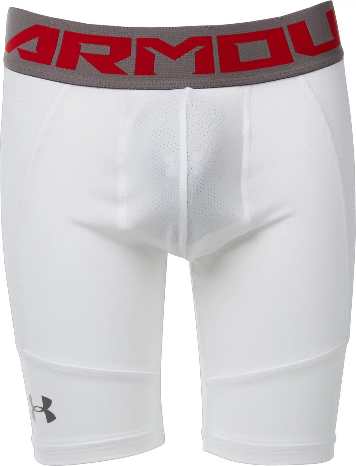 Under Armour Boys' Utility Slider Shorts with Cup Academy