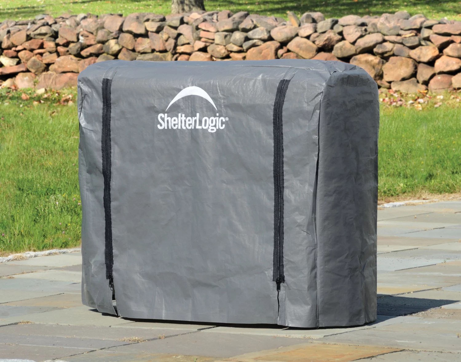 ShelterLogic Full Length Firewood Rack Cover Academy