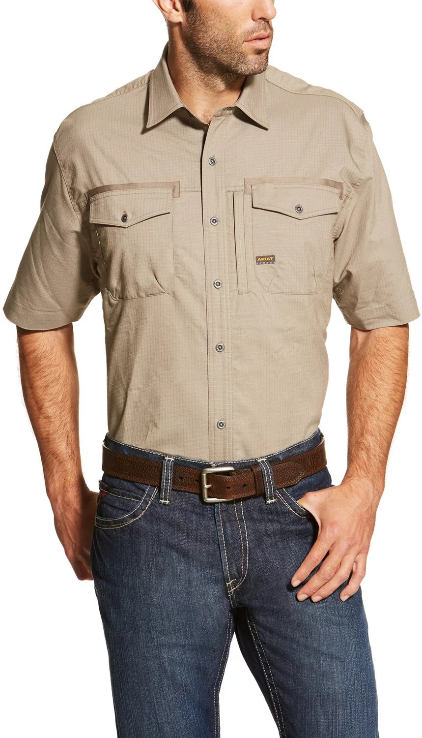 Ariat Men's Rebar Workman Work Shirt Academy