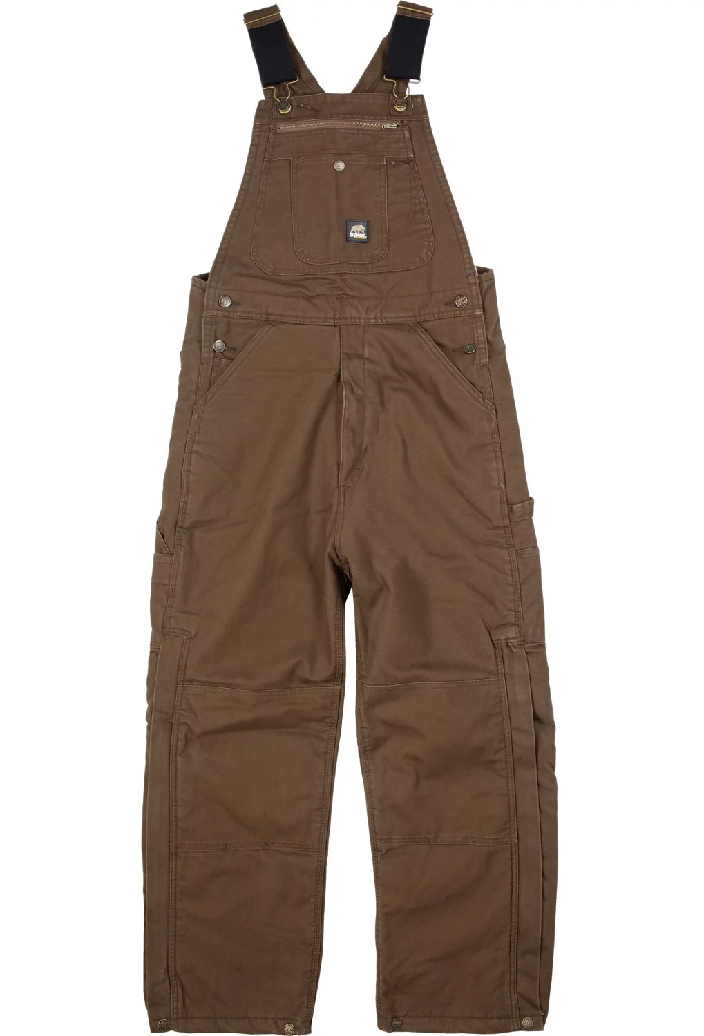 Berne Men's Traditional Washed Bib Overalls Academy