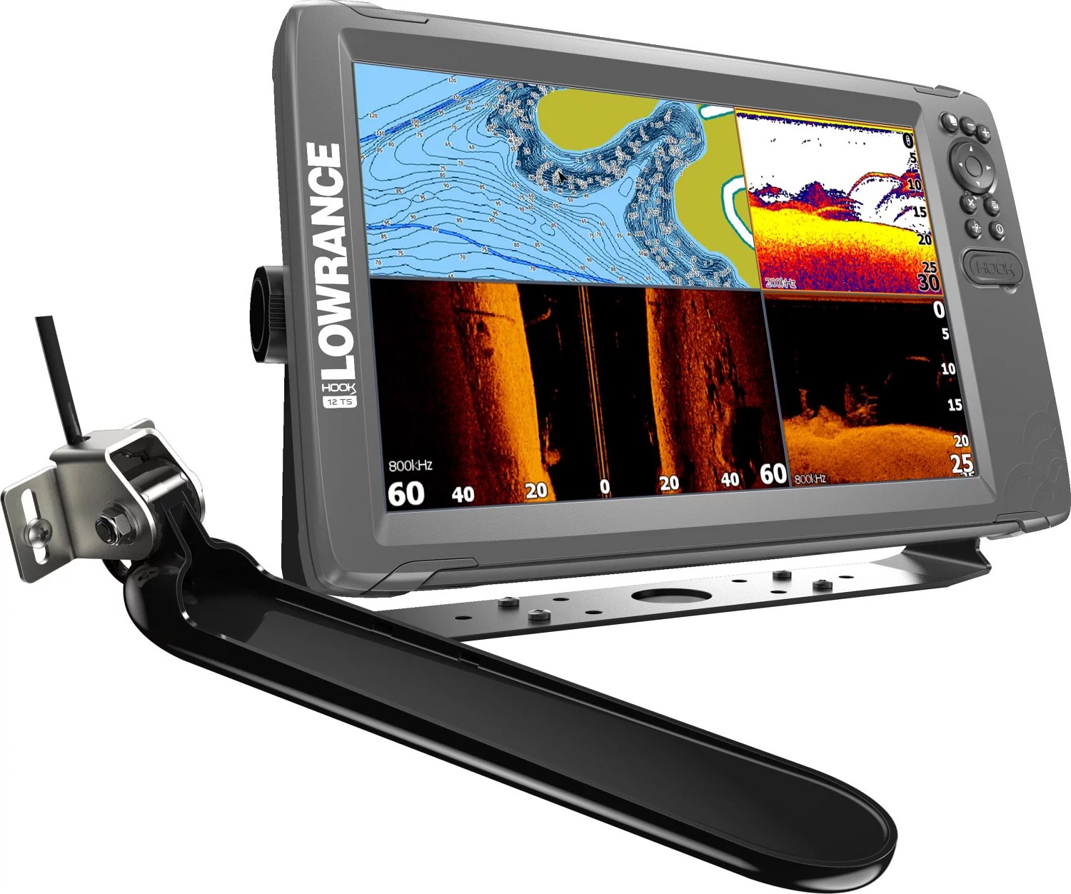 Lowrance Hook-2 12 in TripleShot US Inland Fishfinder | Academy