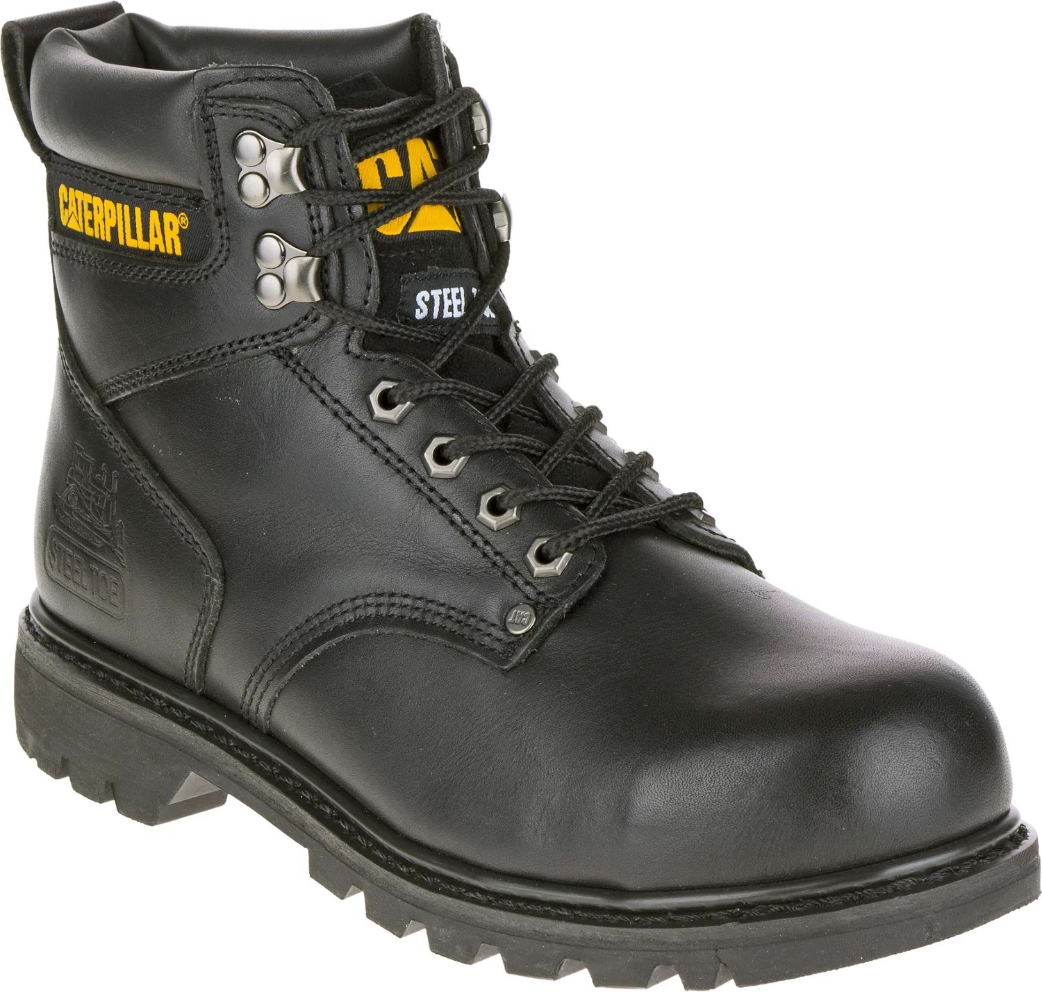 Cat Footwear Men's Second Shift EH Steel Toe Lace Up Work Boots Academy