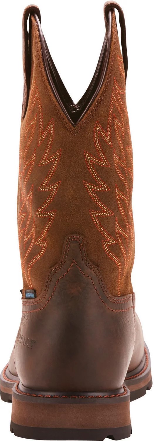 Ariat Men's Groundbreaker Wide H2O EH Steel Toe Wellington Work Boots