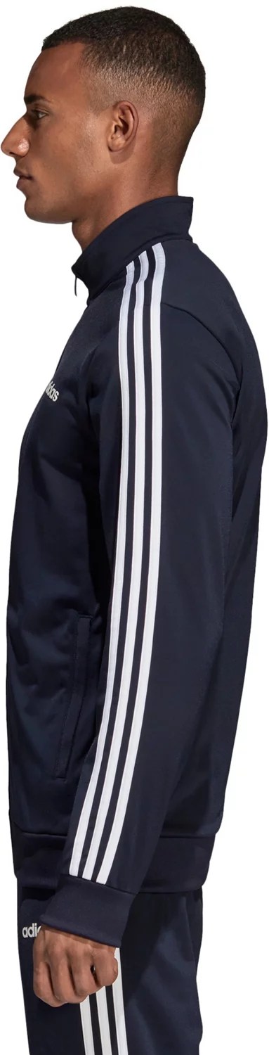 adidas Men's Essential 3Stripes Tricot Track Jacket Academy