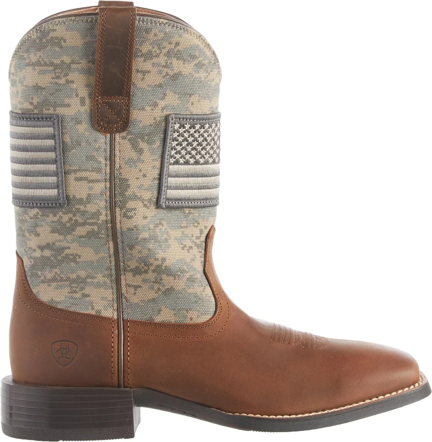 Ariat Men's Sport Patriot Camo Western Boots Academy