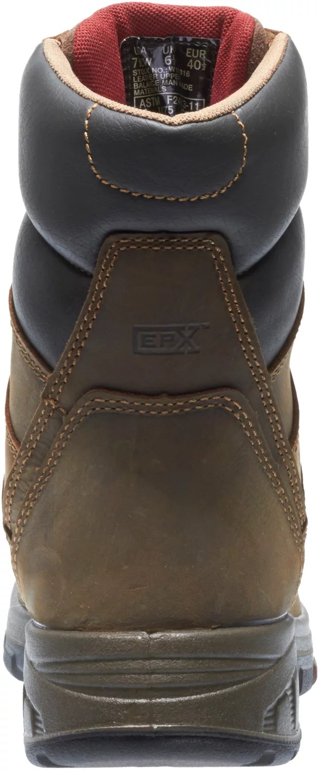 Wolverine Men's Cabor EPX 8 in EH Steel Toe Lace Up Work Boots Academy