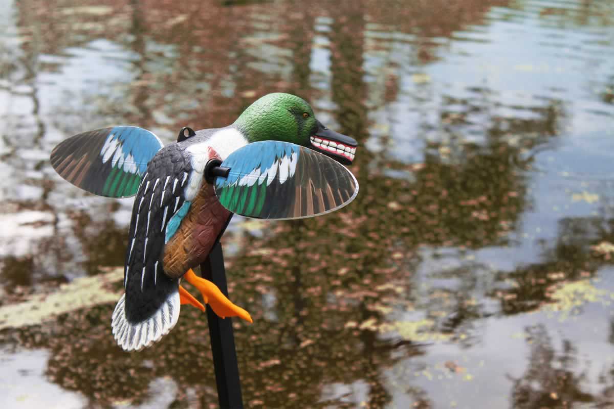 MOJO Outdoors Spoonzilla Spinning Wing Duck Decoy Academy