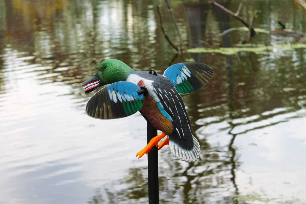 MOJO Outdoors Spoonzilla Spinning Wing Duck Decoy Academy