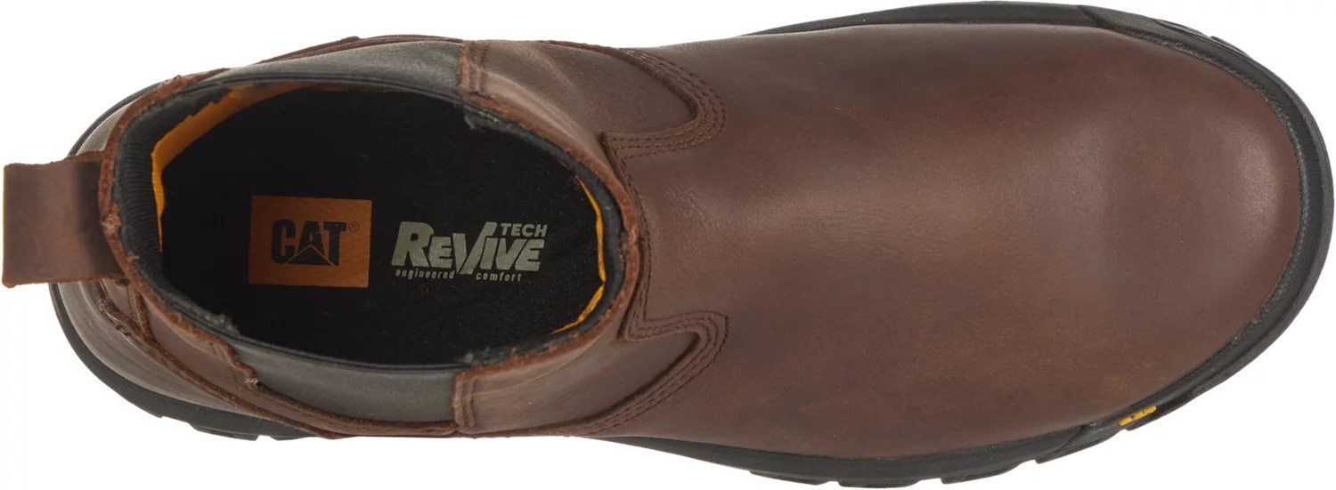 Cat Footwear Men's Wheelbase EH Steel Toe Wellington Work Boots Academy