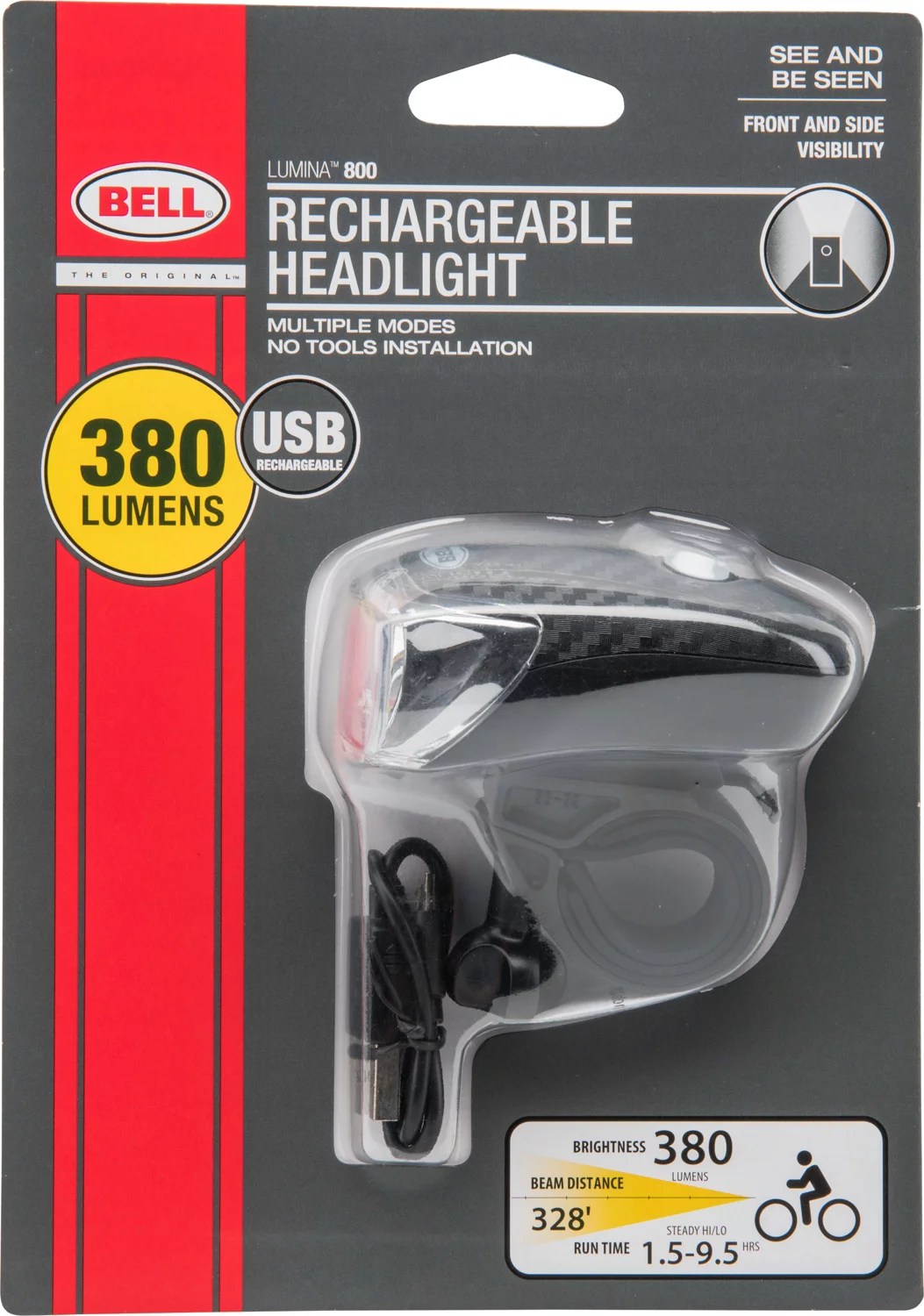 Bell Lumina 800 Rechargeable Bike Headlight Academy