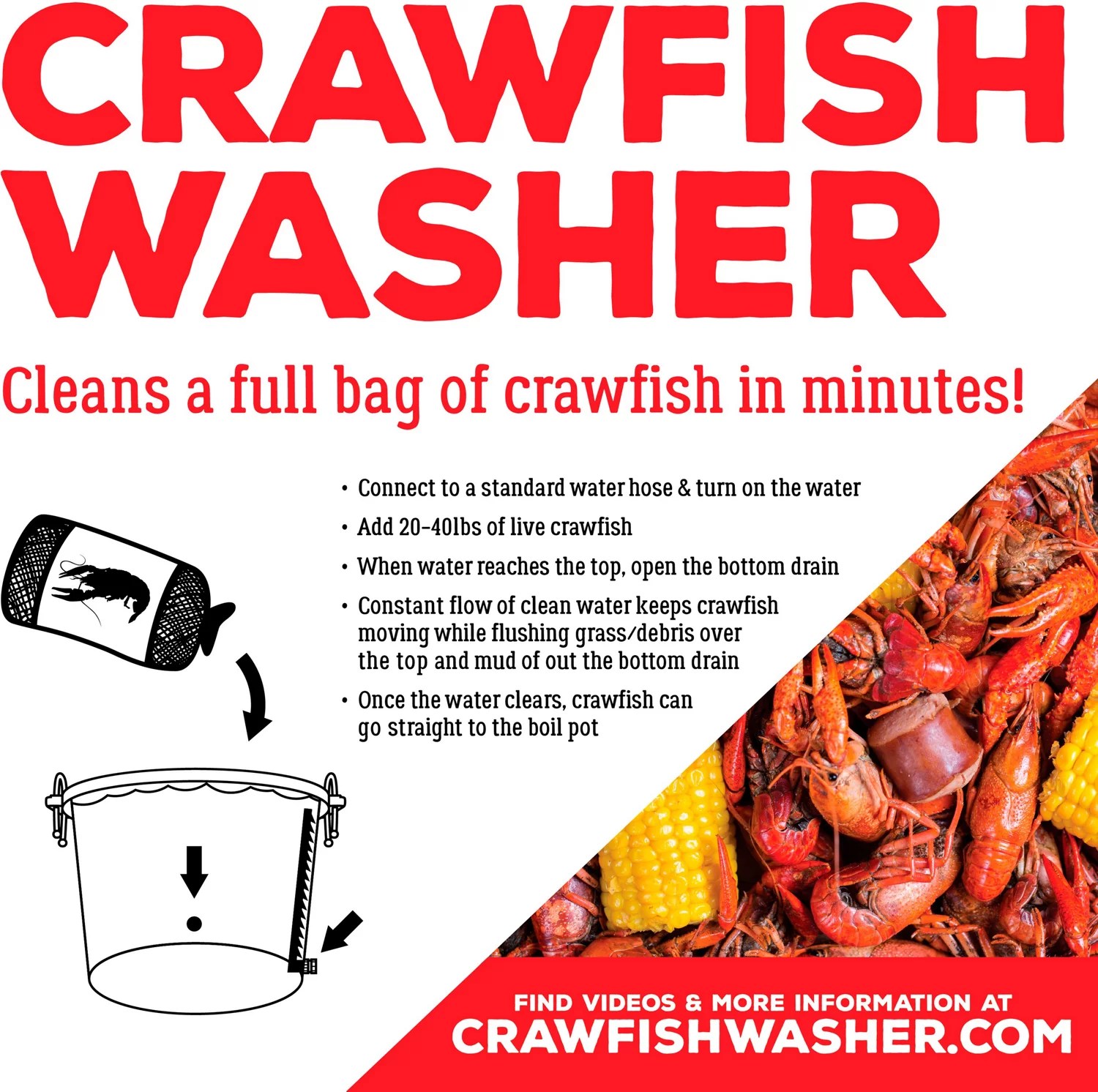 Cowboy's Wild Crawfish Washer Academy
