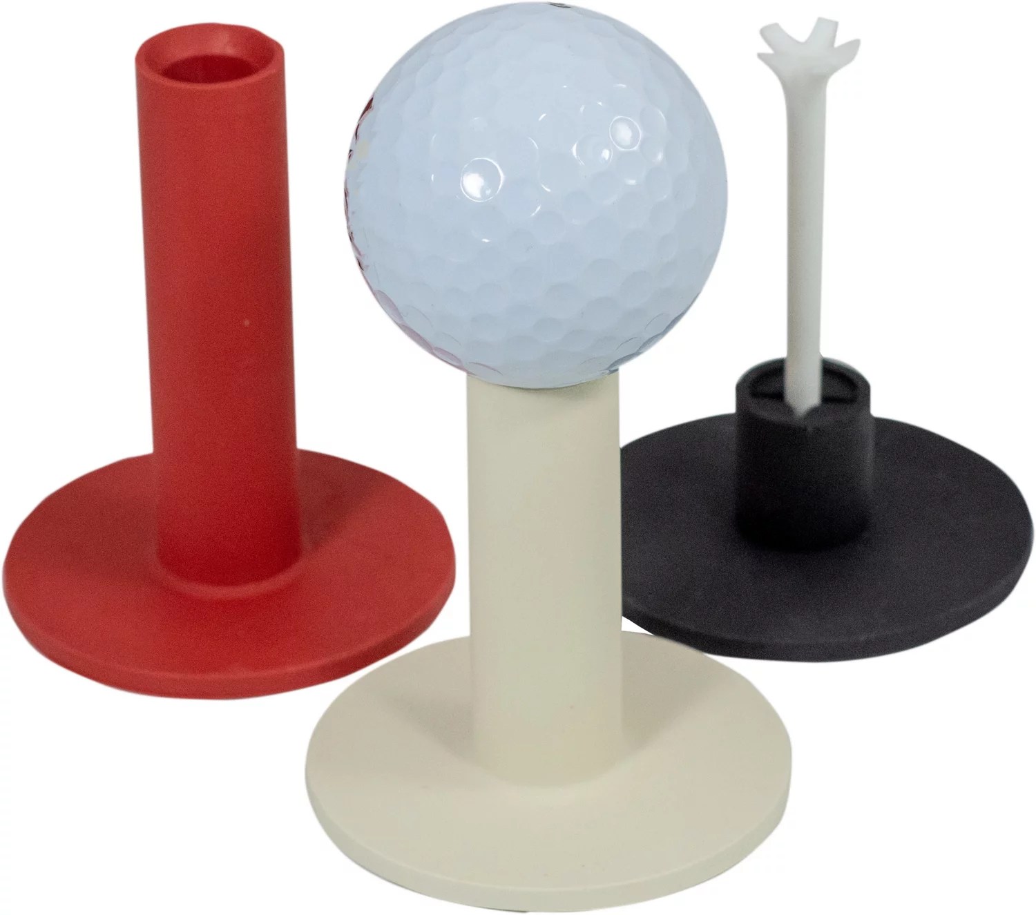Tour Motion Rubber Practice Gold Tees 3Pack Academy