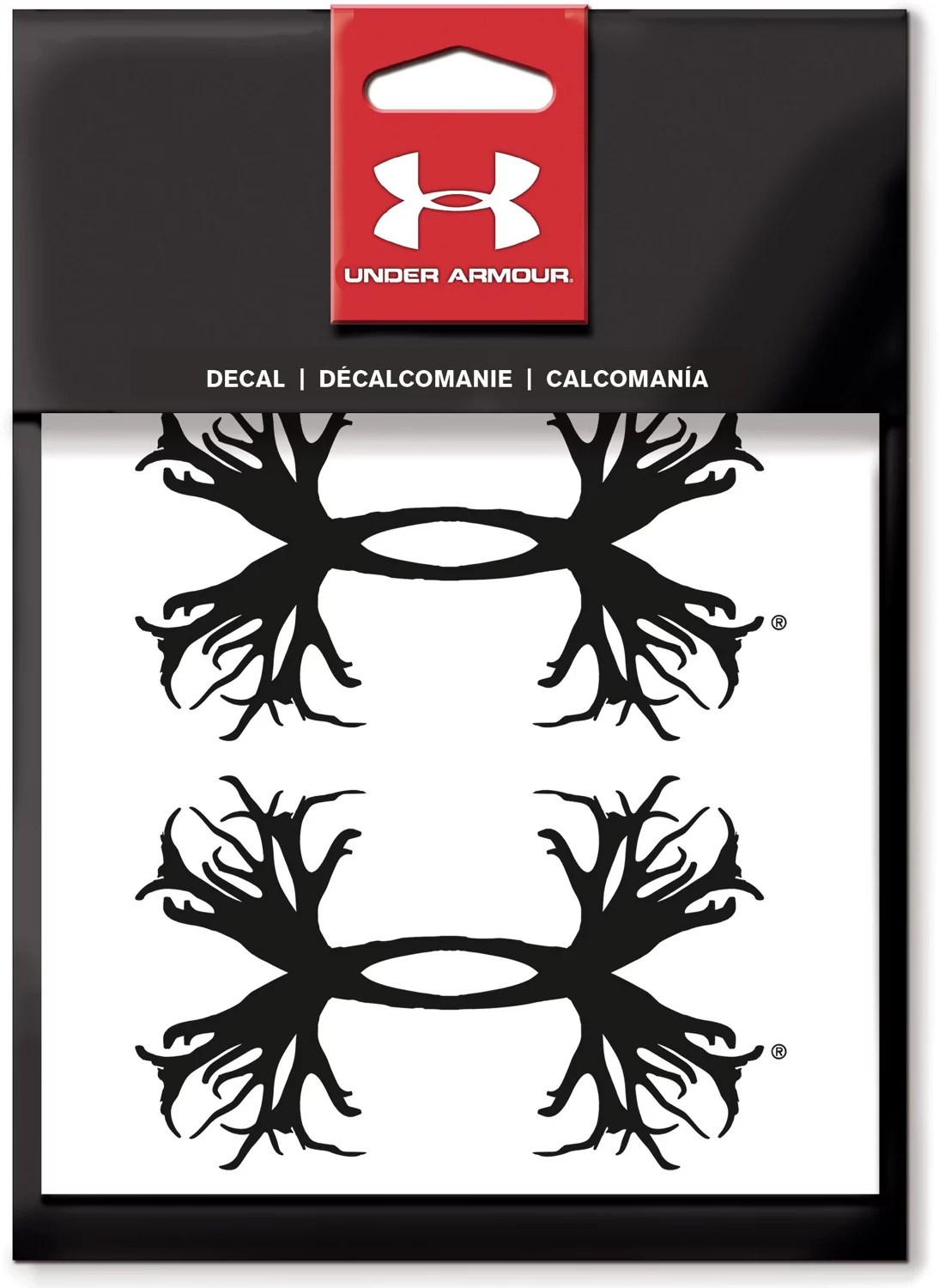Under Armour 4 in Antler UA Logo Decal 2Pack Academy