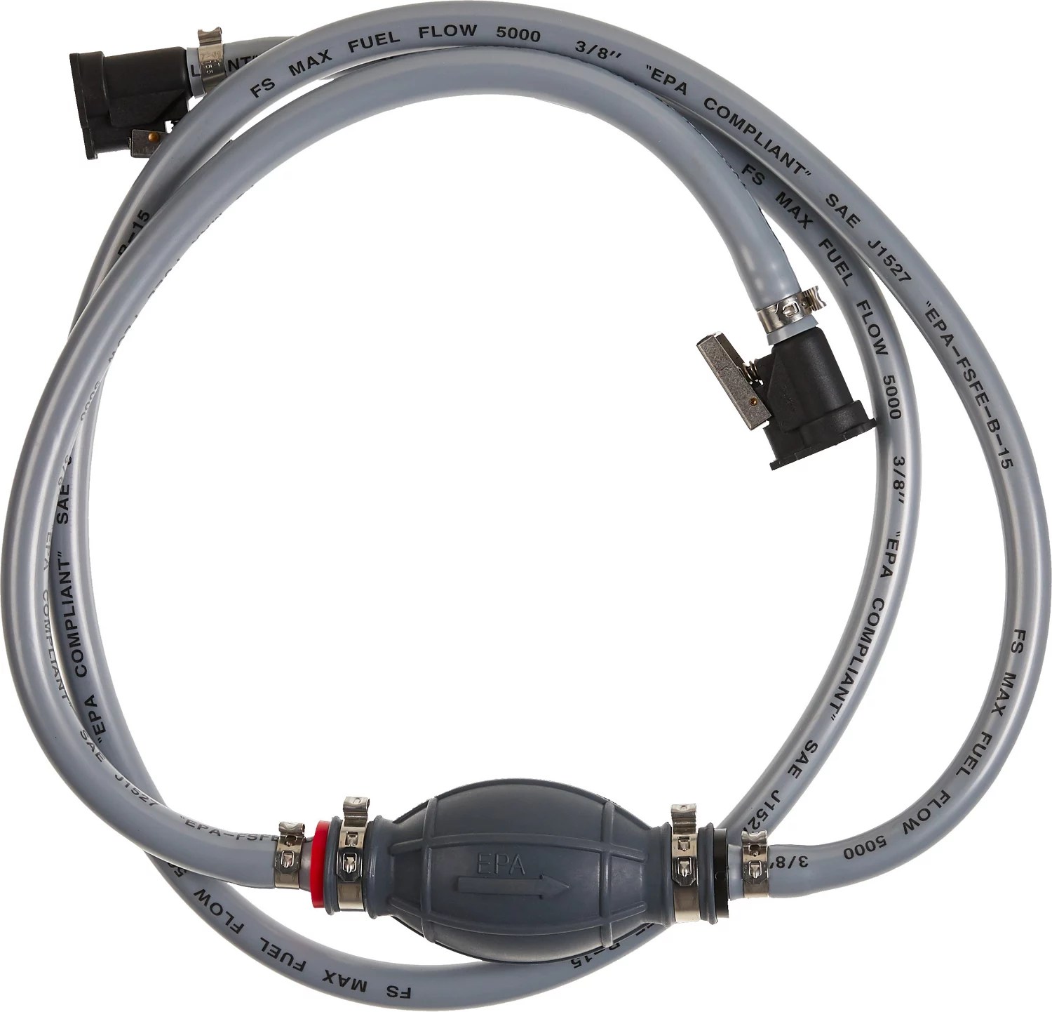 Marine Raider Johnson Evinrude 0.38 in x 6 ft Fuel Line Kit Academy