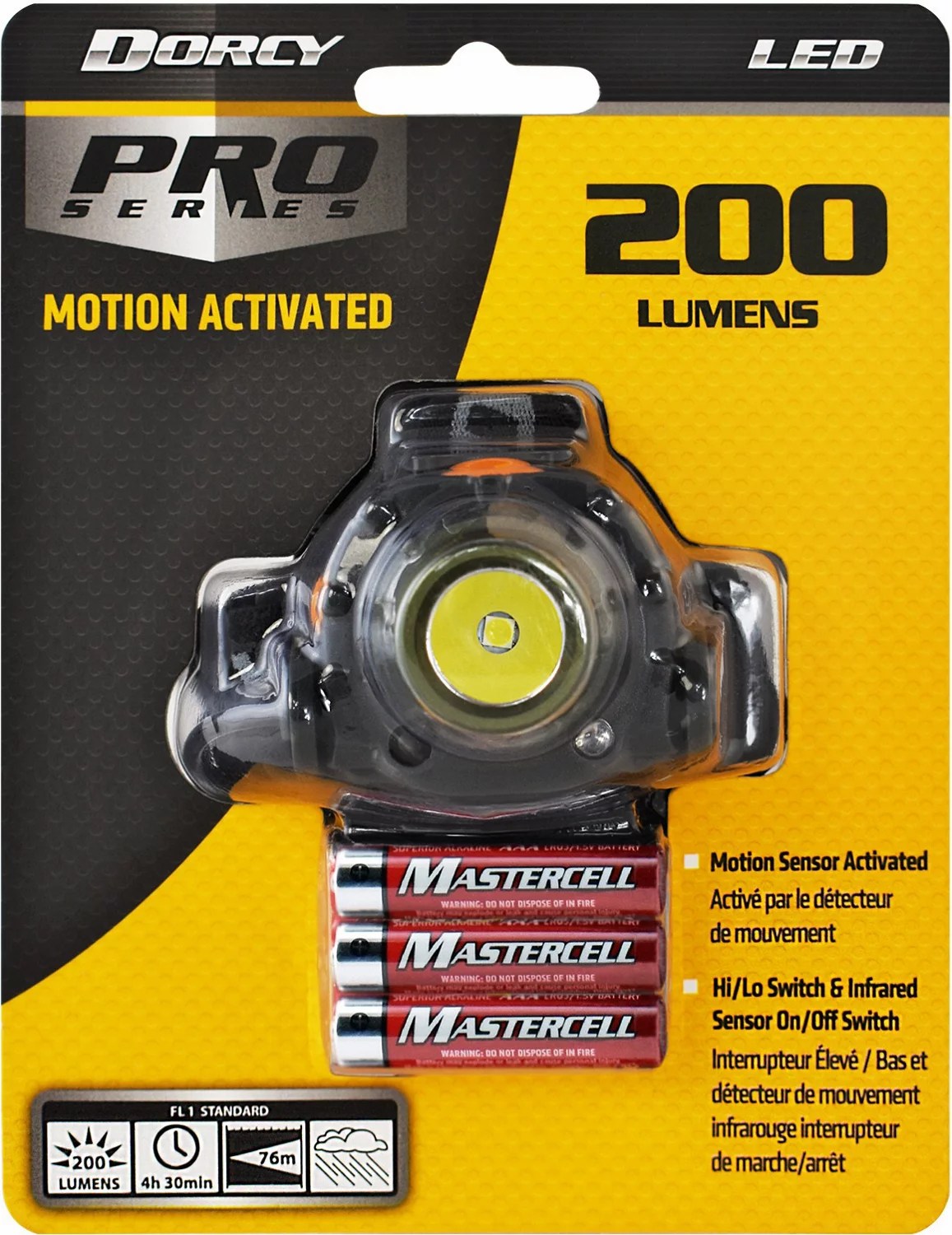 Dorcy Motion Sensor Headlamp Academy