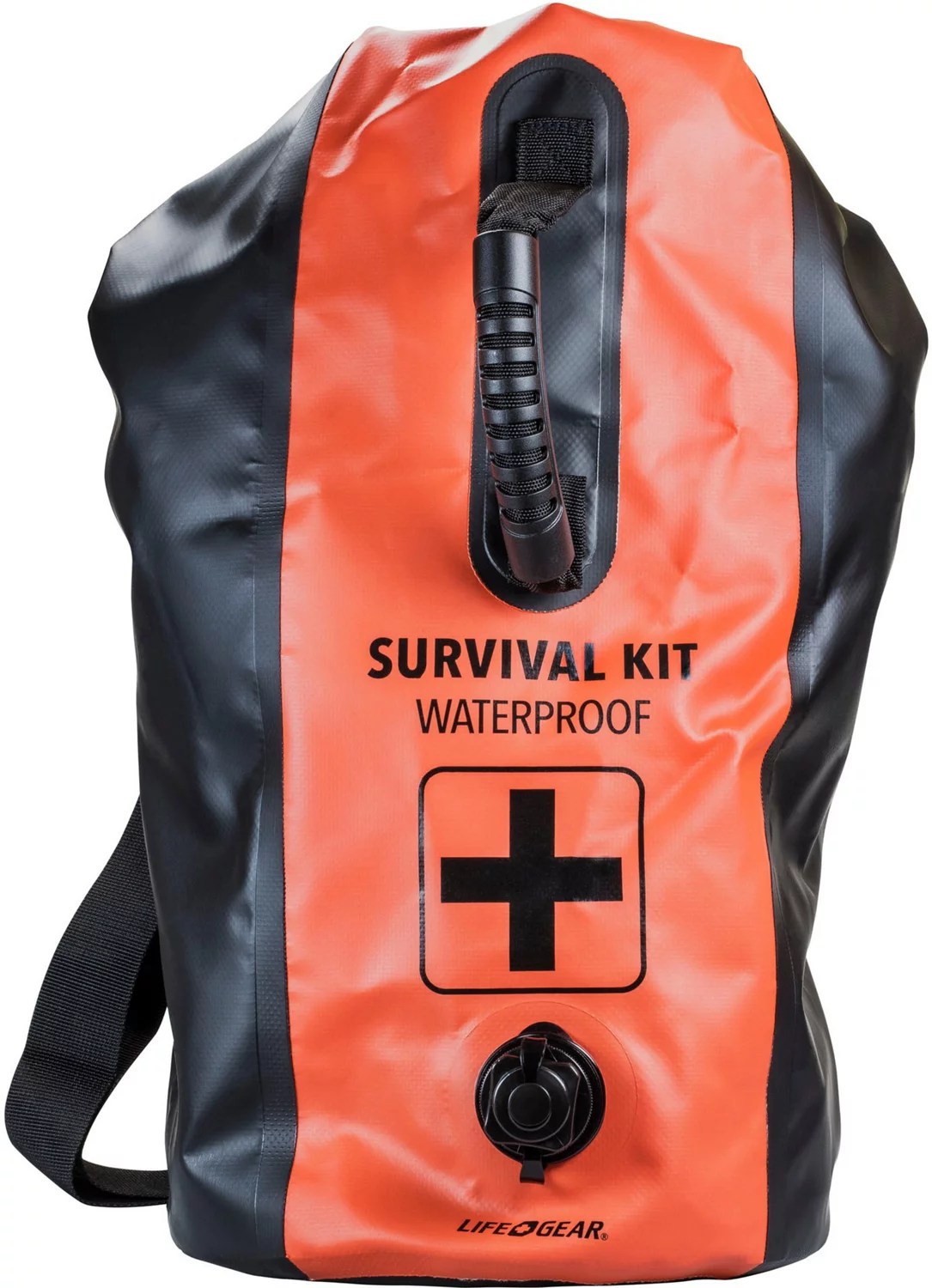 Life Gear 2Person Waterproof 72Hour Dry Bag Survival Kit Academy