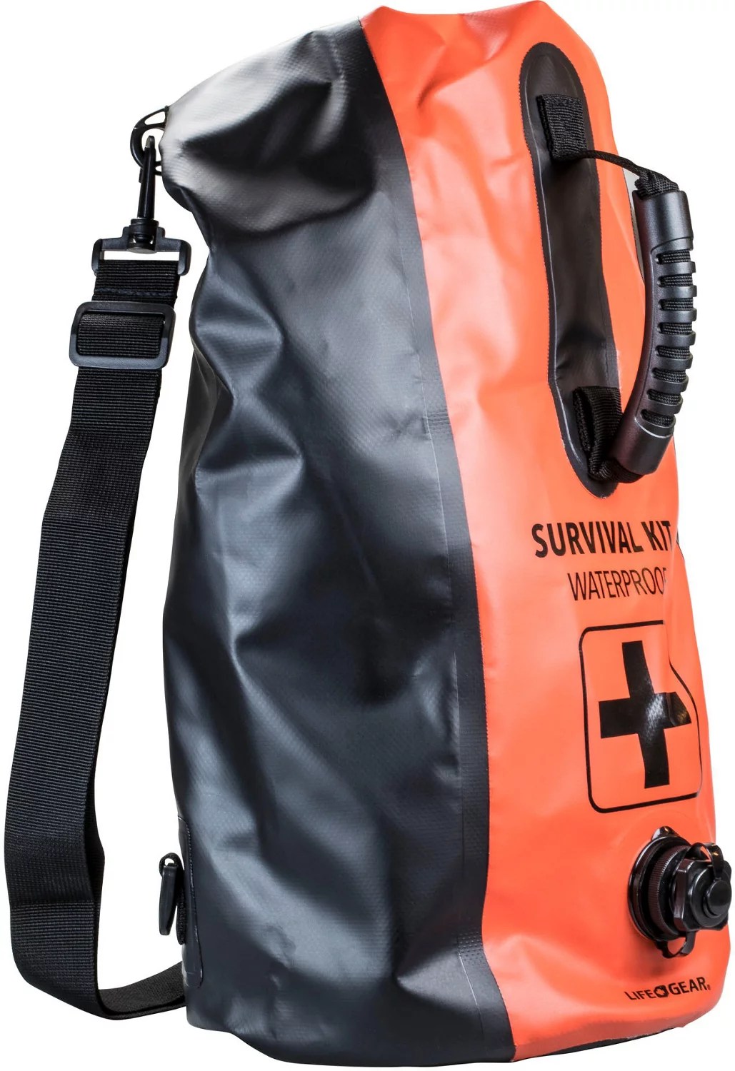 Life Gear 2Person Waterproof 72Hour Dry Bag Survival Kit Academy