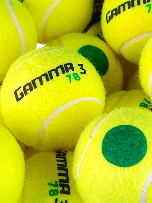 Gamma Green Dot 78 Youth Tennis Balls 12Count Academy
