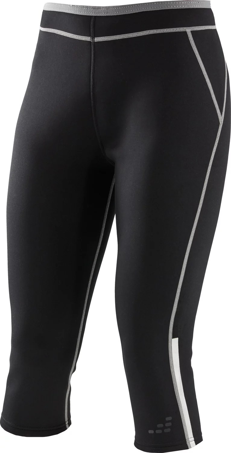 BCG Women's Neoprene Slimmer Capri Tights Academy