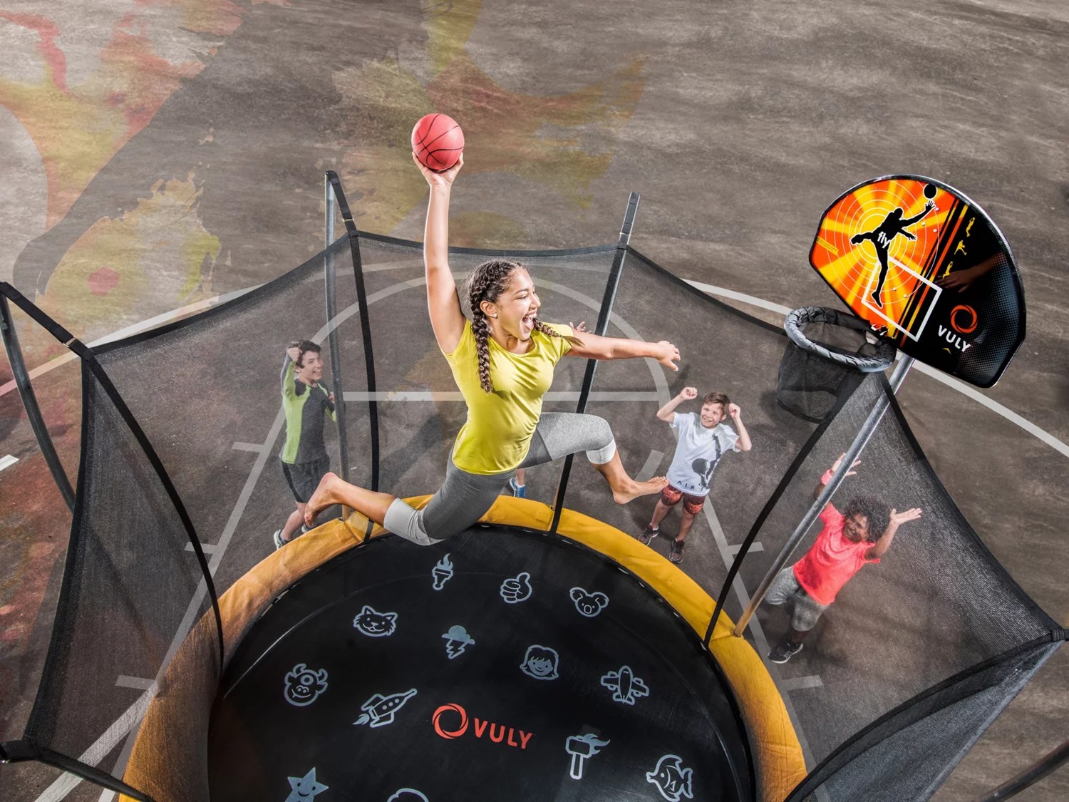 Vuly Trampoline Basketball Set lupon.gov.ph