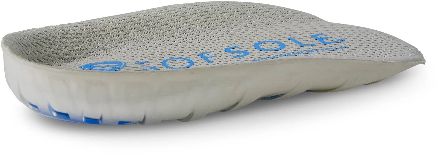 Sof Sole Men's Gel Arch with Memory Foam 3/4 Insole Academy
