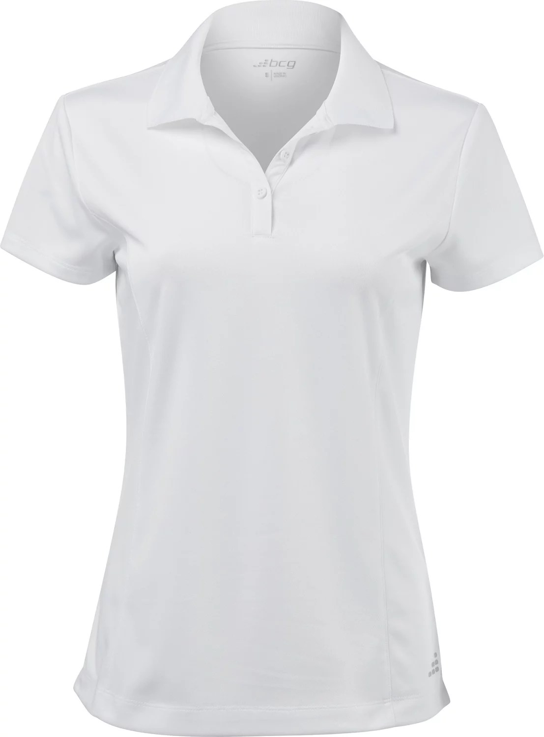 BCG Women's Athletic Solid Polo Shirt Academy