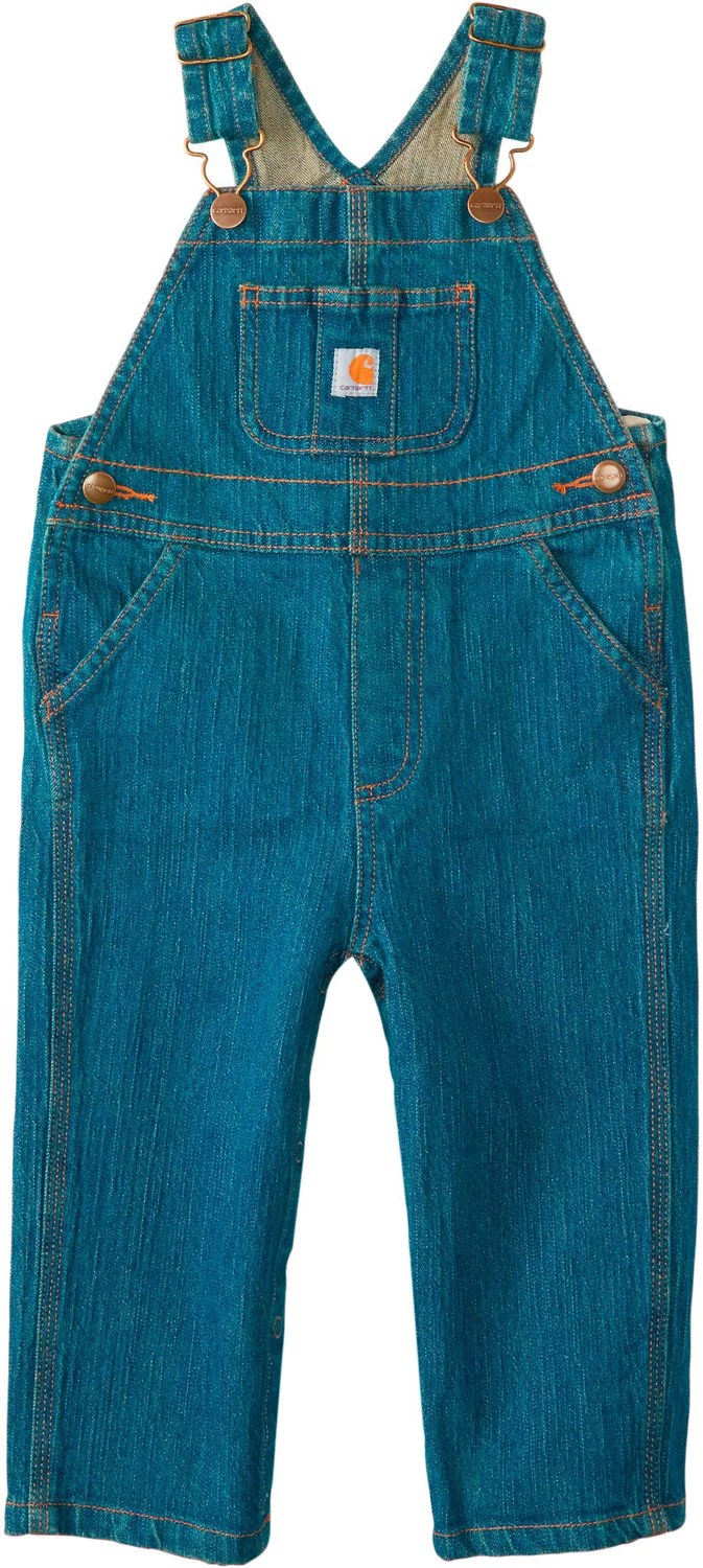 Carhartt Infant Boys' Washed Denim Bib Overalls Academy