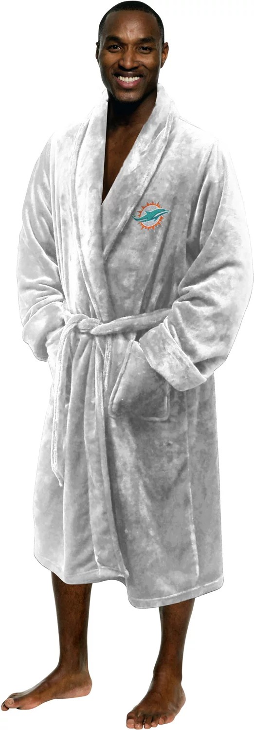 The Northwest Company Miami Dolphins 26 in x 47 in NFL Silk Touch Bath