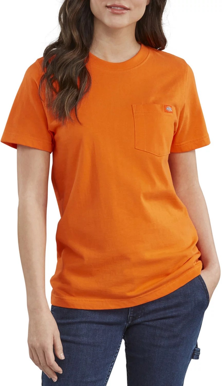 Dickies Women's Heavyweight Pocket Tshirt Academy