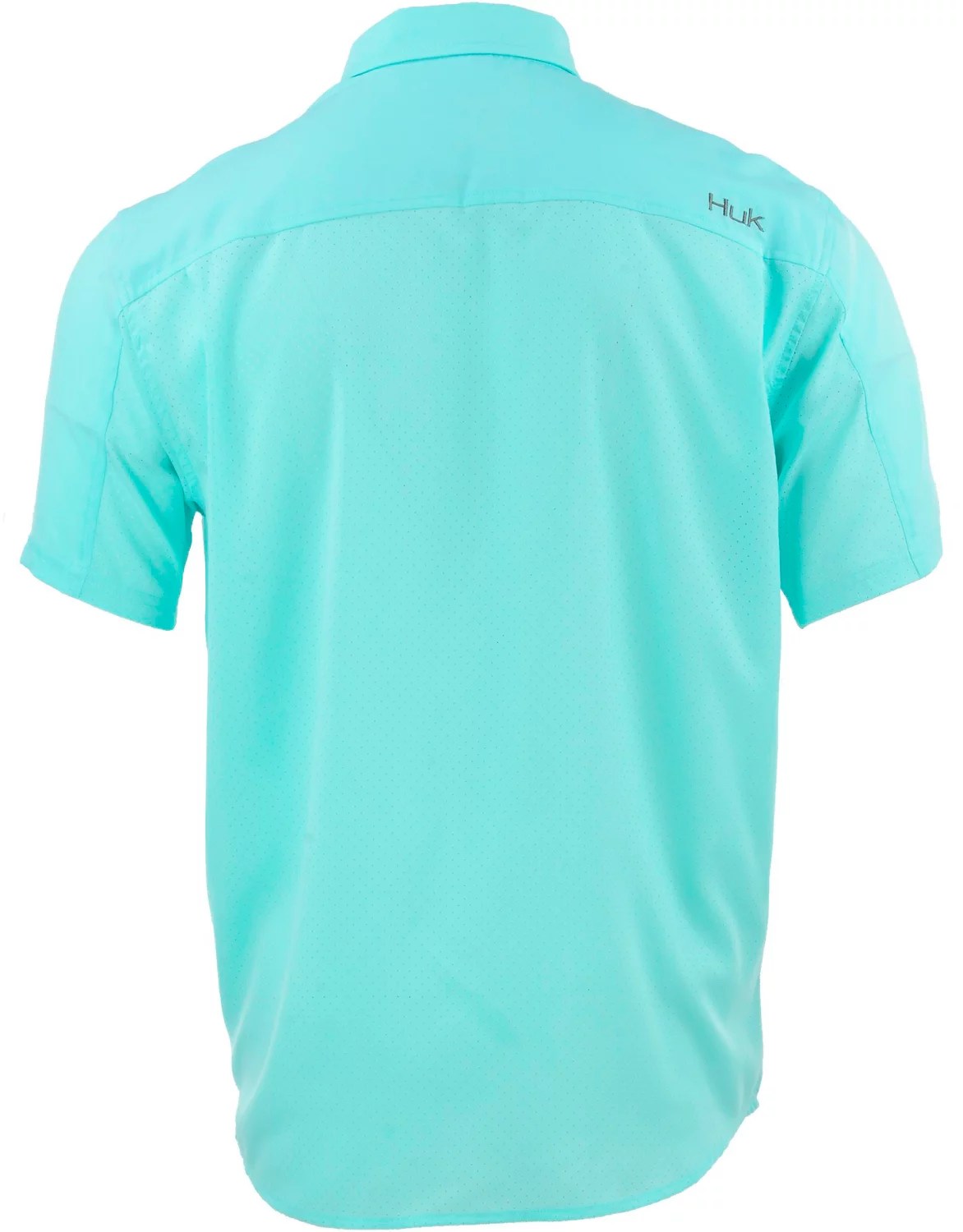 Huk Men's Tide Point Woven Solid ButtonDown Shirt Academy