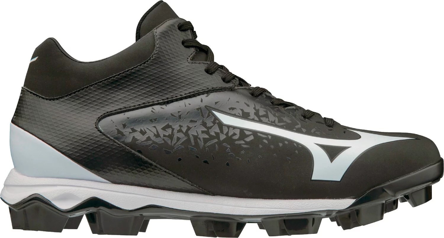 Mizuno Men's Wave Select Nine TPU Mid Molded Baseball Cleats Academy