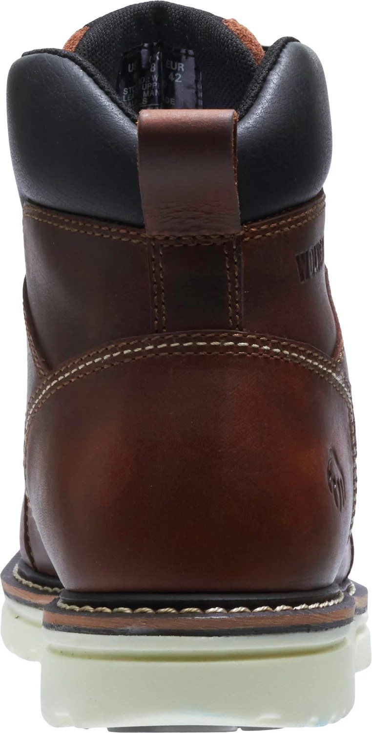 Wolverine Men's I90 DuraShocks CarbonMax 6 in Wedge Composite Toe Lace