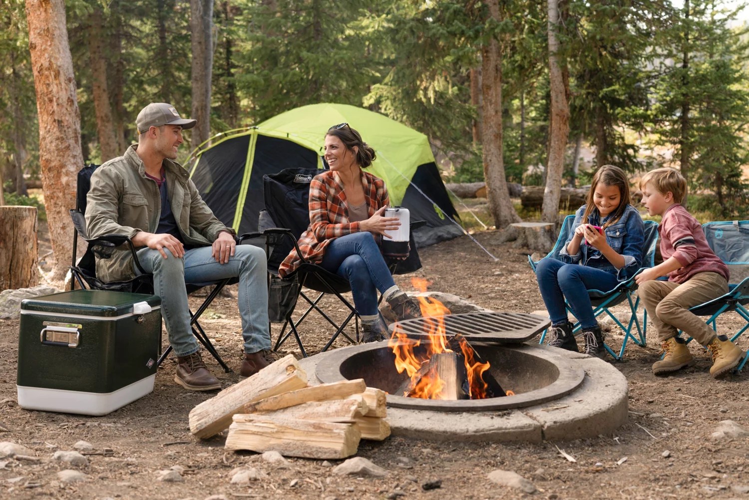 Coleman Dark Room 6 Person FastPitch Dome Tent with Screen Room Academy