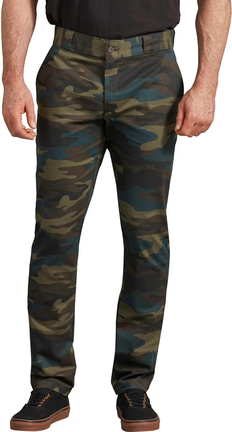 Dickies Men's FLEX Skinny Straight Fit Work Pants Academy