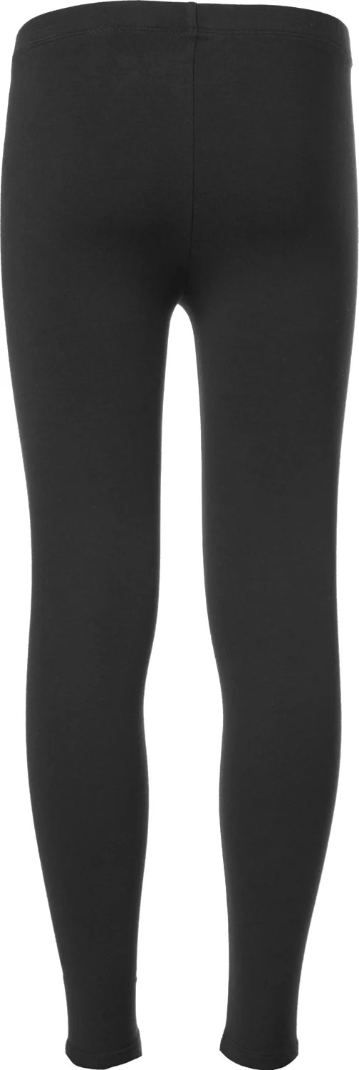 BCG Girls' Athletic Solid Cotton Leggings Academy