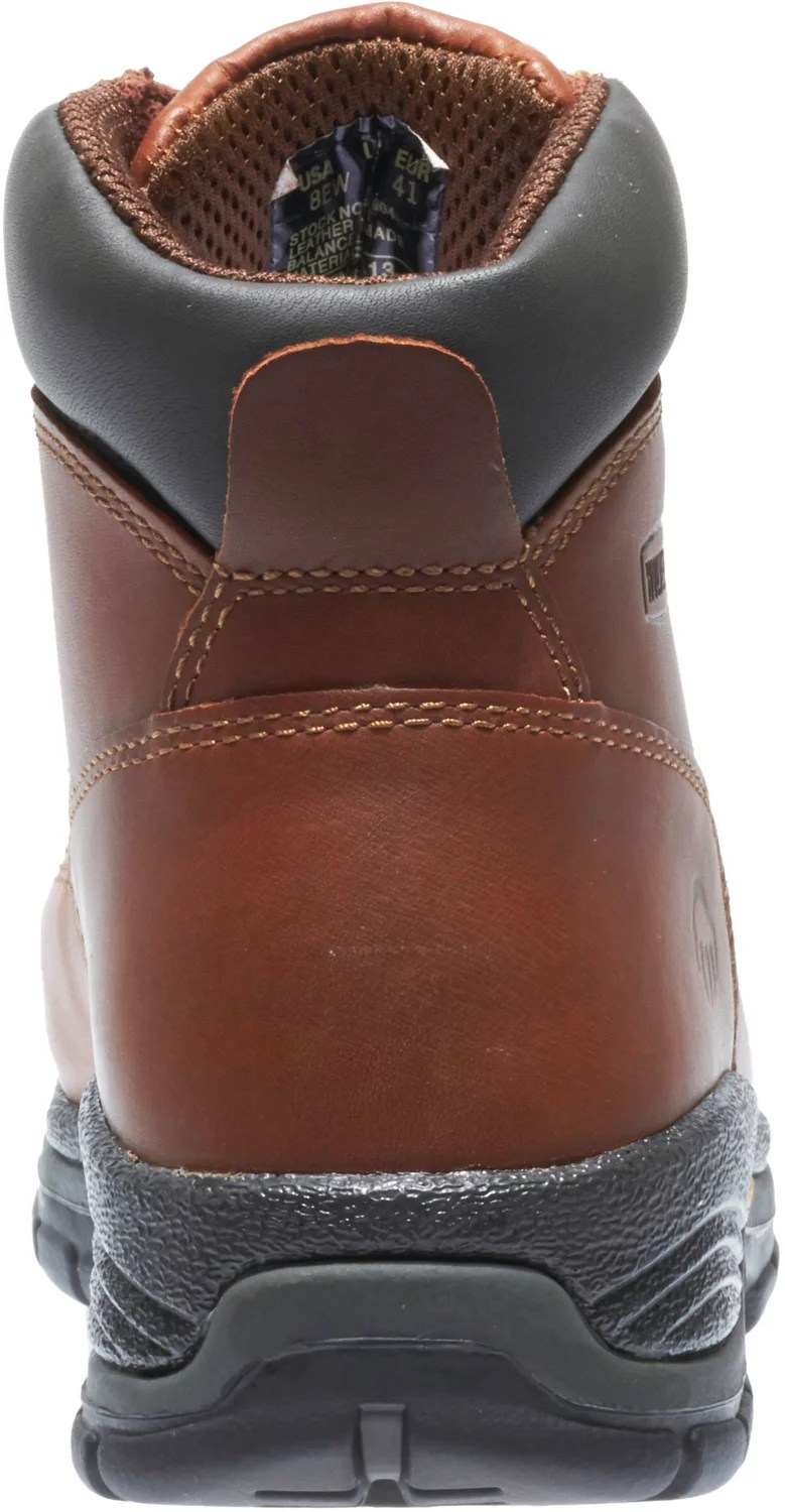 Wolverine Men's Harrison EH Steel Toe 6 in Lace Up Work Boots Academy