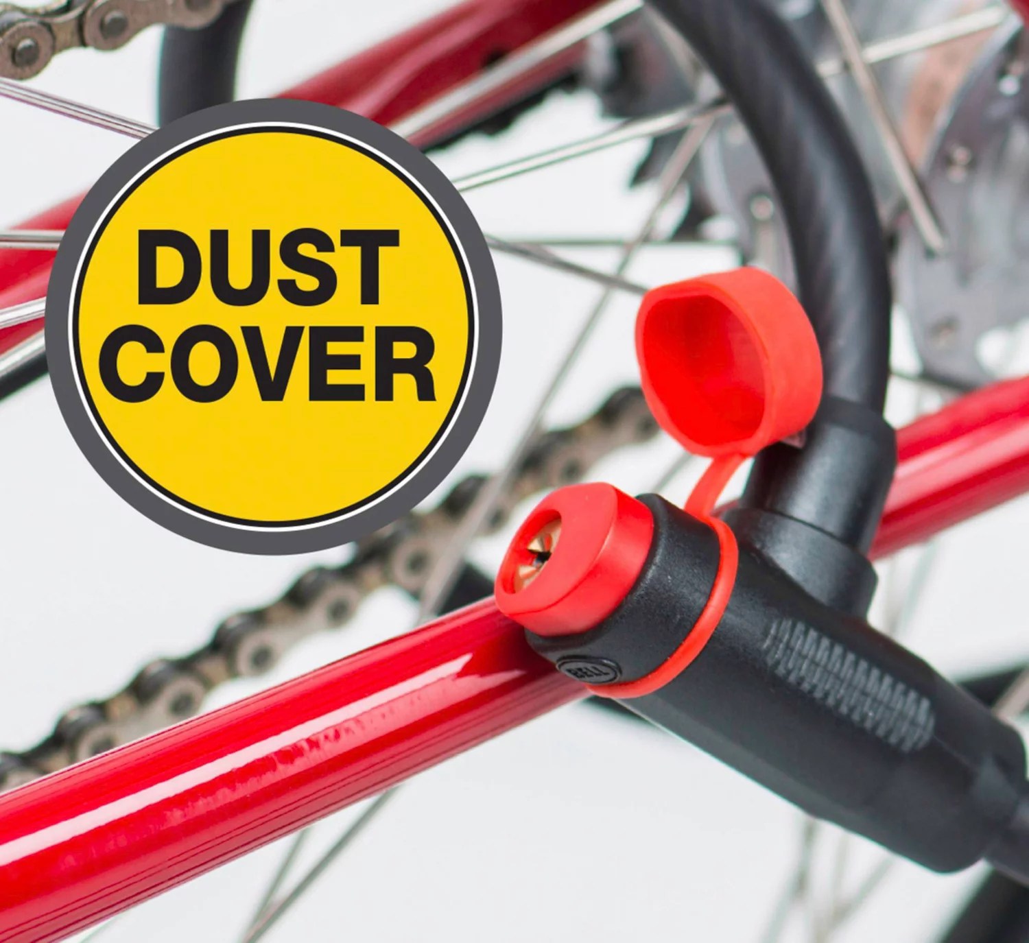 Bell Ballistic 610 Steel 12mm HD Steel Cable Lighted Key Bicycle Lock