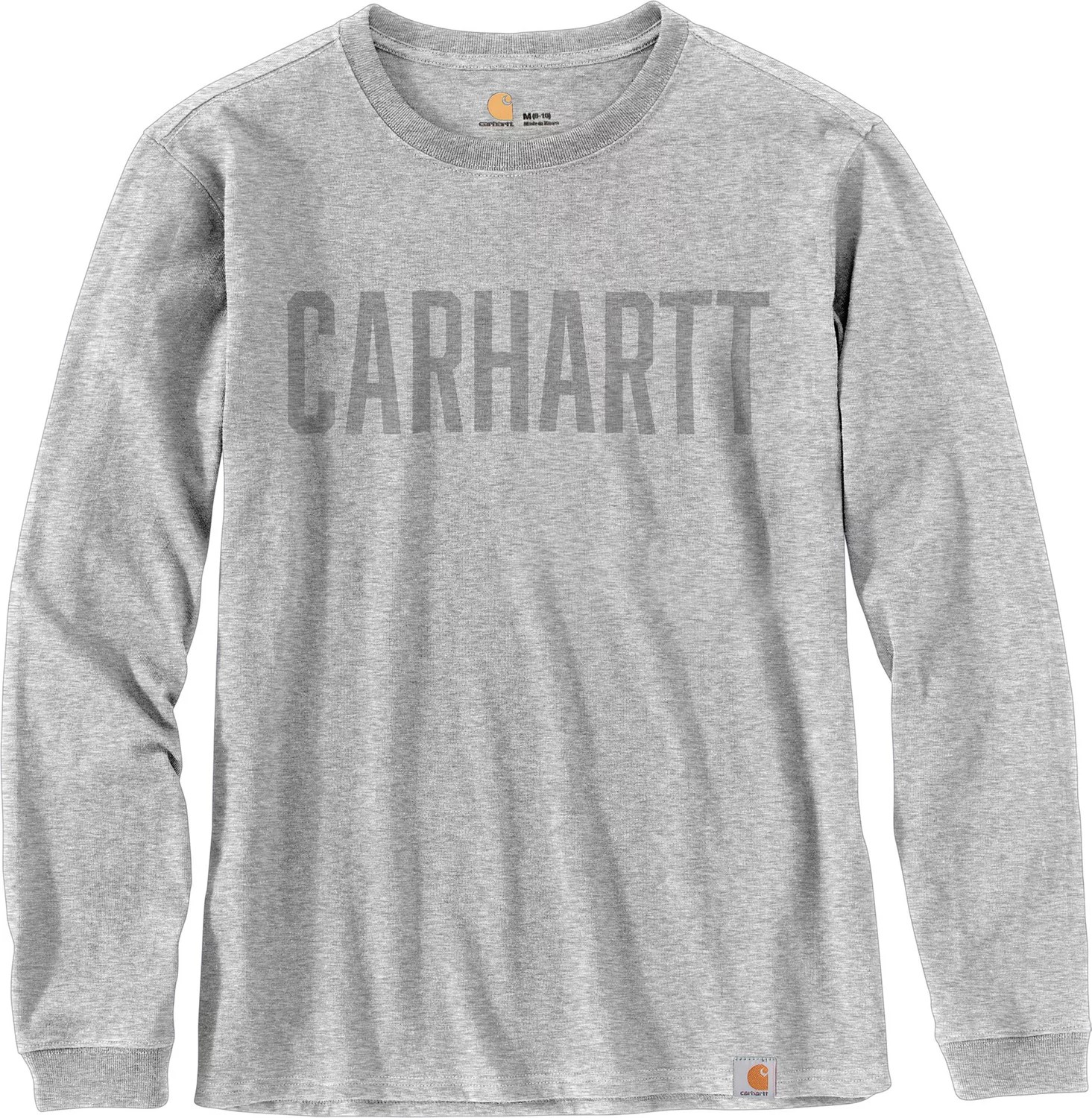 Carhartt Men's Workwear Block Logo Graphic Long Sleeve Tshirt Academy