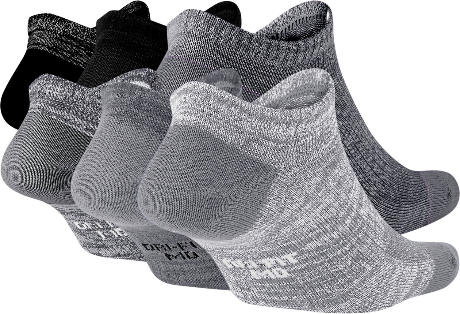 Nike Lightweight NoShow Training Socks 6 Pack Academy