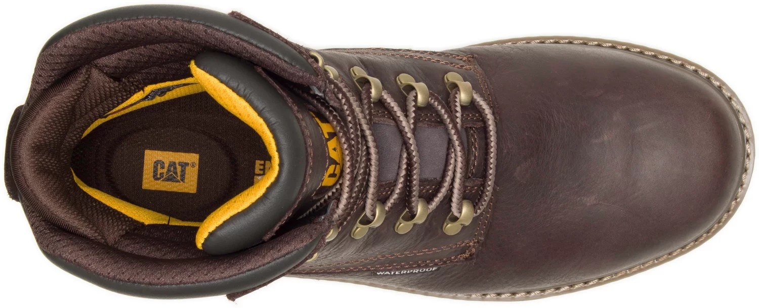 Cat Footwear Men's Fairbanks Waterproof Steel Toe Lace Up Work Boots