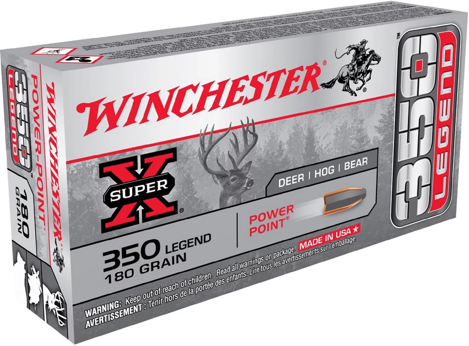 Winchester Super X 350 Legend 180Grain Rifle Ammunition 20 Rounds