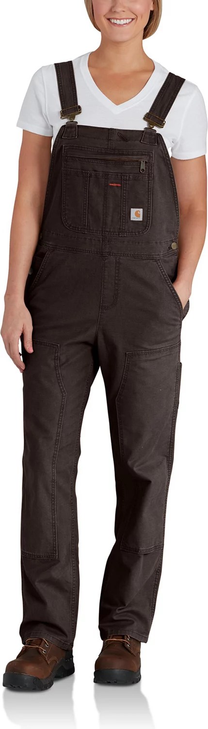 Carhartt Women's Crawford DoubleFront Bib Overalls Academy