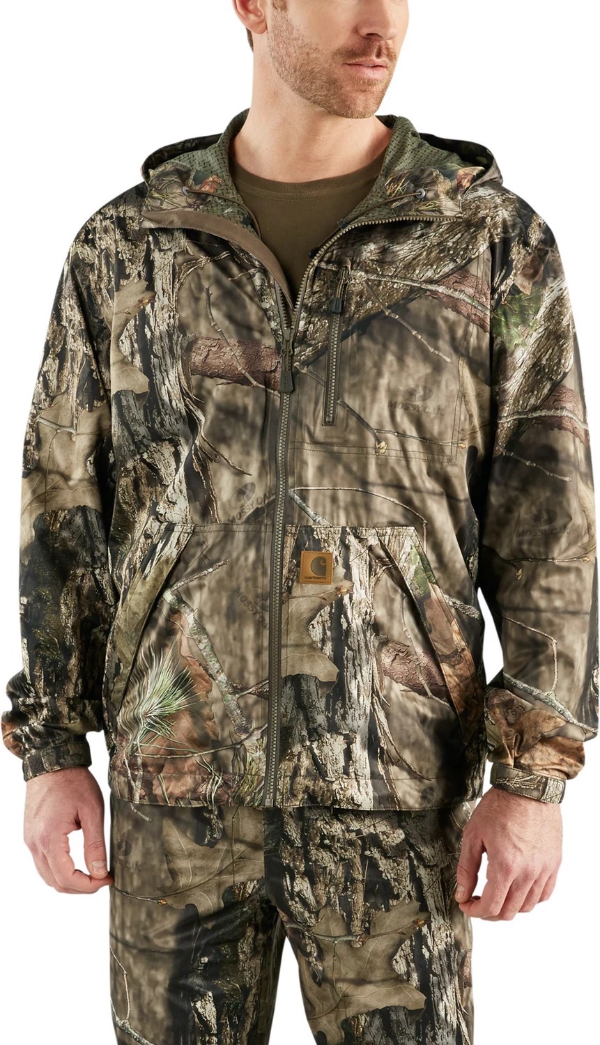 Carhartt Men's Stormy Woods Camo Jacket Academy