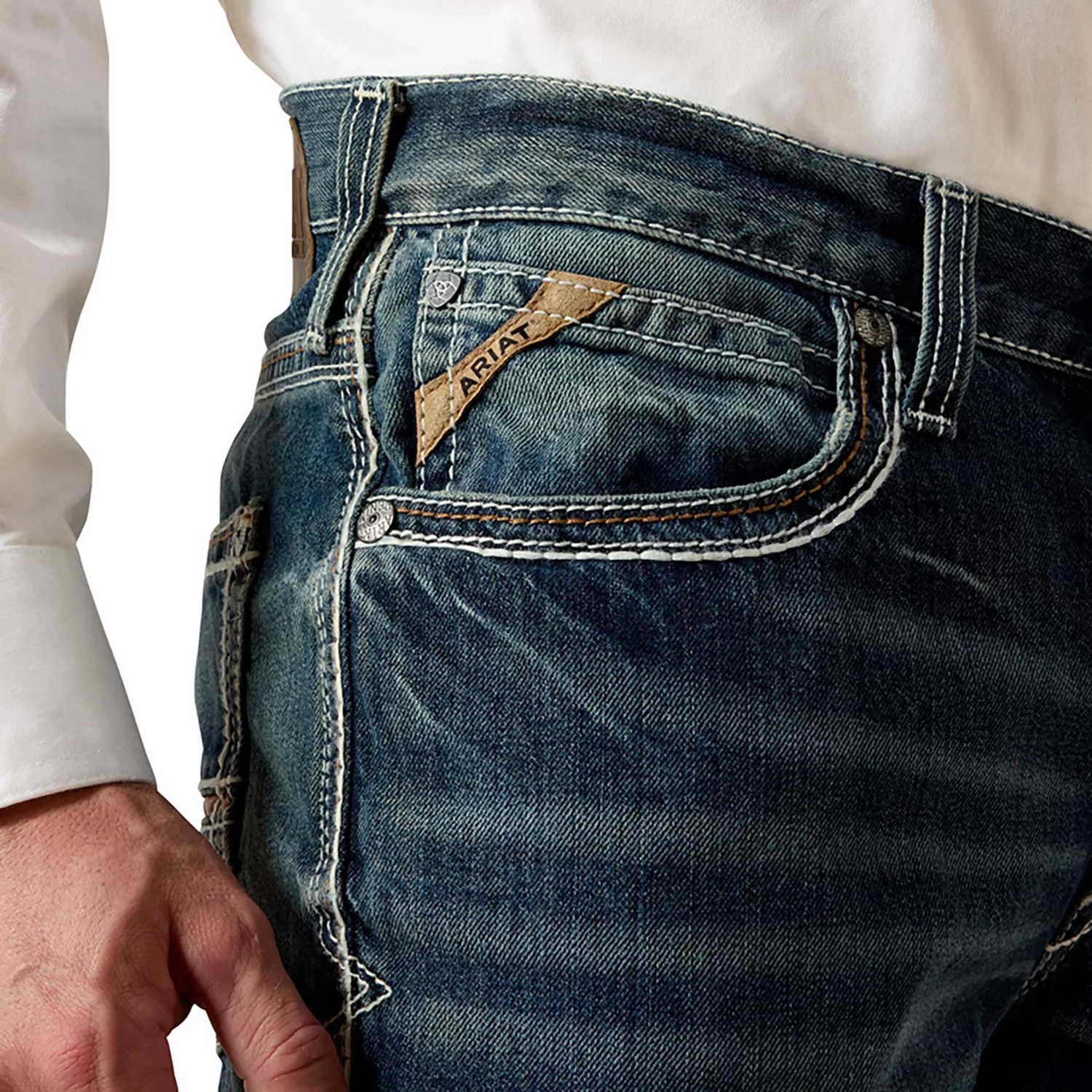 Ariat Men's M4 LowRise Coltrane Boot Cut Jeans Academy