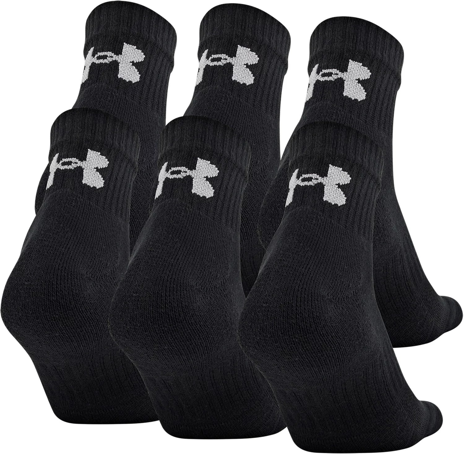 Under Armour Training Quarter Socks 6 Pack Academy