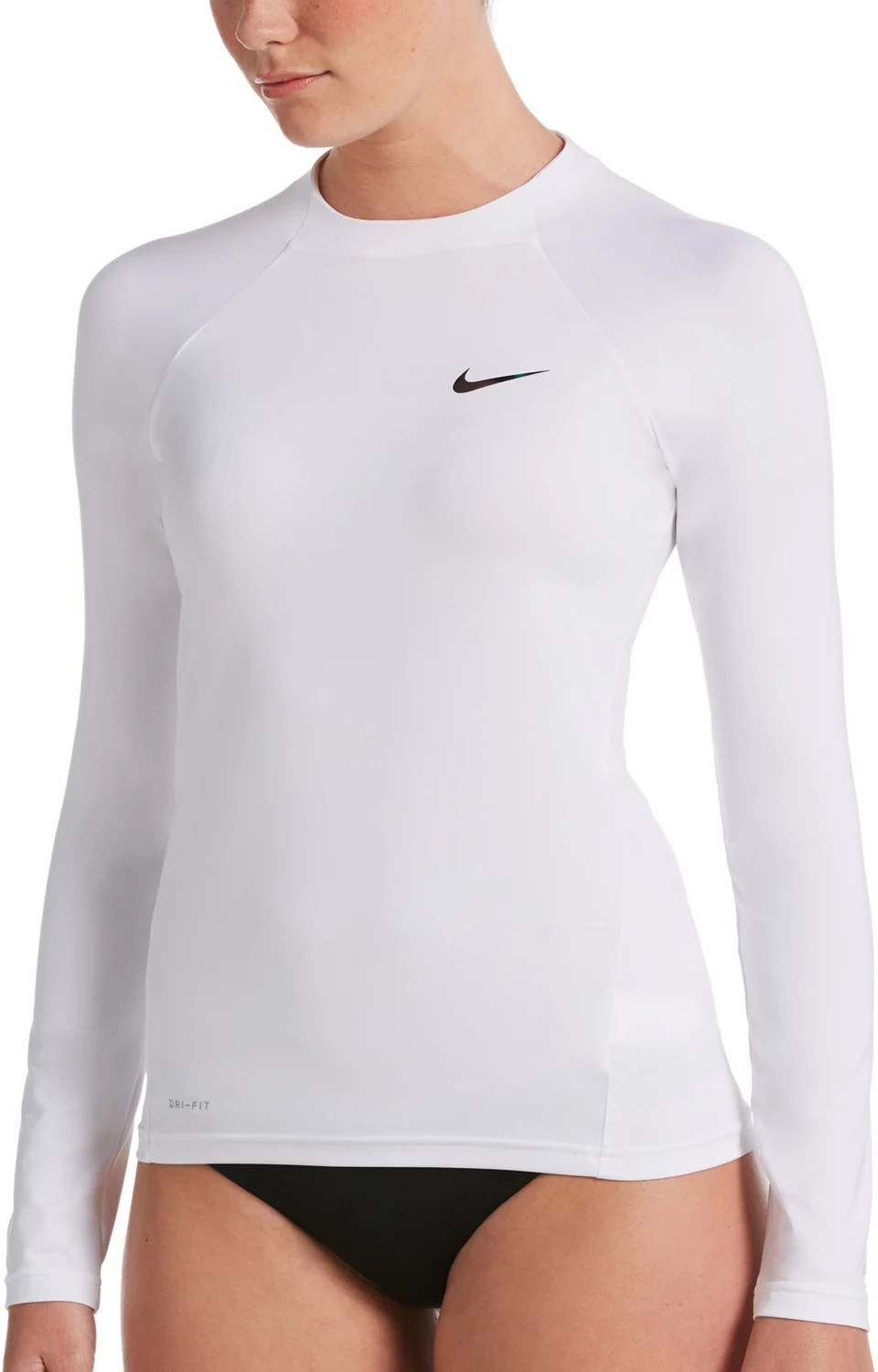 Nike Women's Essential Long Sleeve Hydroguard Rash Guard Academy
